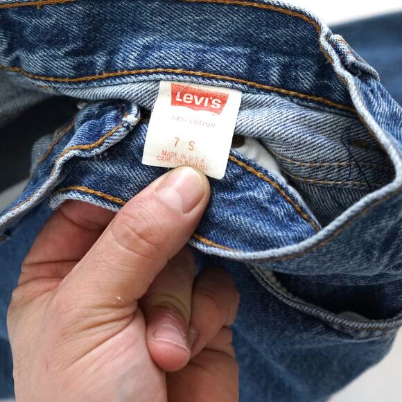 Vintage 90s Levi's 501 Stonewash Jeans Denim Women's 24 - Picture 5 of 5